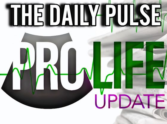 The Daily Pulse: your daily view into pro-life headlines from the past 24 hours. Photo credit: Alexander J. Williams III/Pop Acta